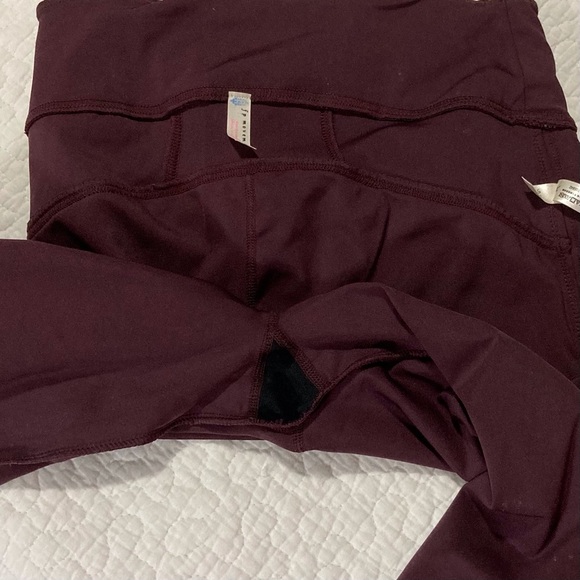 FP Movement by Free People Purple Leggings | Embellished | Stripes - Picture 8 of 14